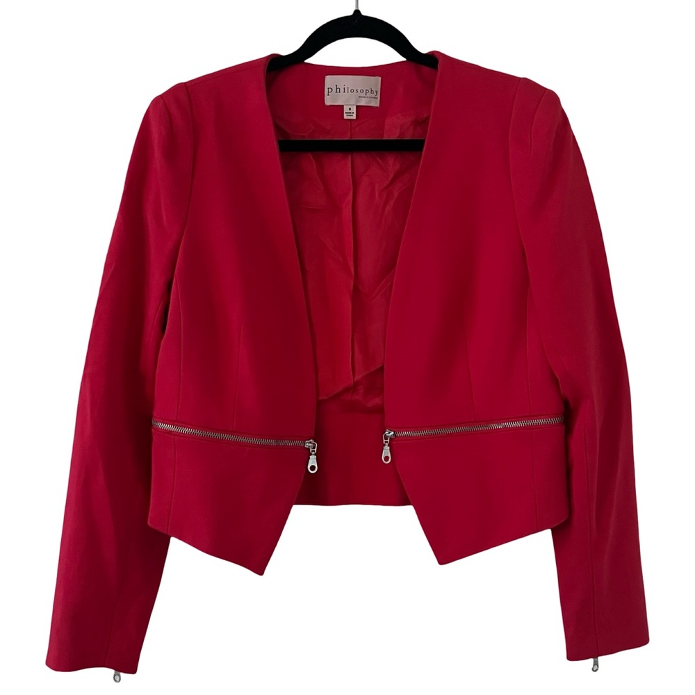 Philosophy Zipper Blazer